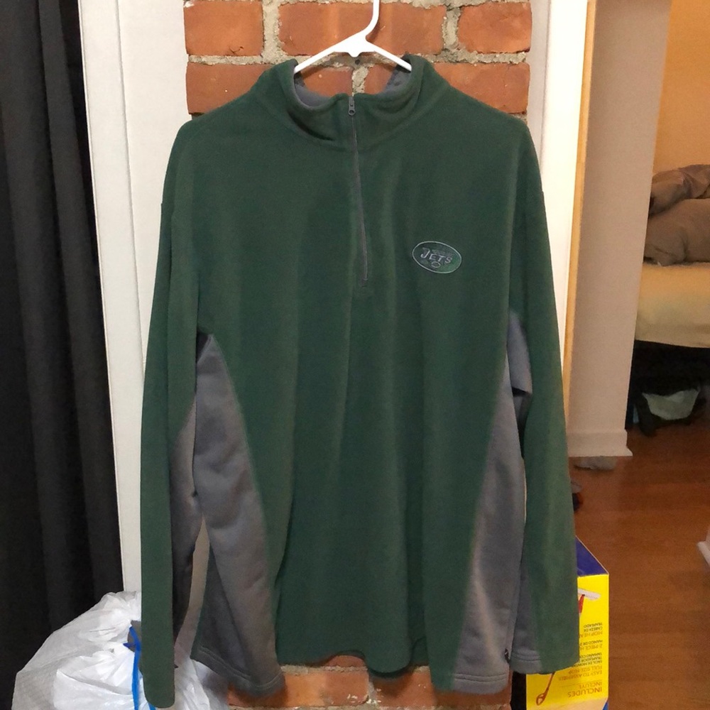 NFL Team Apparel NY Jets 1/4 zip *SOFT*